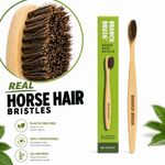 Branch Brush™ Natural Horse Hair Toothbrush | Bamboo Handle | 100% Plastic Free