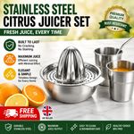 1pc Stainless Steel Lemon Squeezer Manual Citrus Juicer Orange Lime Press Kitche
