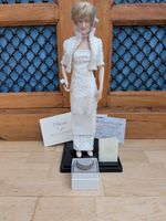 Franklin Mint Diana Princess Of Wales Porcelain Portrait Doll + Box, Certificate