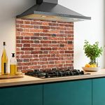 Printed Glass Kitchen Splashback 6mm Toughened Heat Resistant Hob Design No 2183
