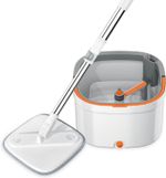 Self-Cleaning 360-Degree Rotate Spin Microfiber Mop and Bucket Set Washing Dry