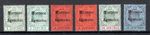 Morocco Agencies 1905-06 Gibraltar opt values to 25c SG 24-27 + 24d and 25d MLH