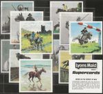 LYONS (ICE CREAM & TEA)-FULL SET- HORSES IN THE SERVICE OF MAN 1984 (X12 CARDS)