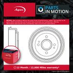 2x Brake Drums (Pair Set) Rear DRM9980 Apec 5841107000 Quality MULTIBUY SAVER