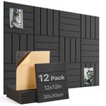 Self-Adhesive Wedge Acoustic Wall Panels Tiles Studio Sound Proofing Insulation