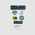 Ayrton Senna Official Logo Pack Sticker Set