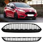 For Ford Fiesta mk7 Gloss Black Honeycomb Zetec S Front Upper & Lower Grilles
