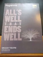 RSC All’s Well That Ends Well Programme Judi Dench 2003 Gielgud Theatre Vintage