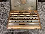 Imperial Gauge Block Set Steel Precision Inch Machinist Tool w/ Case