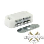 MAGNETIC CATCH Heavy Duty Cupboard Cabinet Door Mag Latch WHITE 4kg -6kg