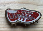 RARE OLD  1970s LIVERPOOL F.C INSERT BOOT BADGE Maker Coffer Sports 