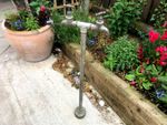 VINTAGE L&B WATER STANDPIPE TWO TAPS FIREFIGHTING CONSTRUCTION GARDEN IRRIGATION