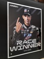 Senna agius signed motogp high quality glossy photo 10x8 inches . stunning .