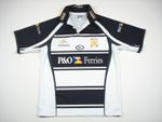 Hull FC 2012/2013 Rugby Shirt Kit Jersey Top Tee ISC P&O Ferries White Black L
