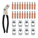 1/8" Cleco Fastener Kit - 20 Clecos, Pliers & 8 Butt Welding Clamps