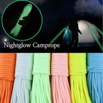 7 Strands Luminous Nylon Paracord Survival Fluorescent 550 Parachute Rope Cord