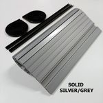 Tambour Door (Roller Door) Campervan Motorhome Quality Solid Silver finish