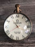OMEGA 1882 Swiss Made Mechanical Table Top Paperweight Clock.