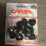 Carta Sport Replacement Rubber Studs Black- Pack 12 (Screw-in)
