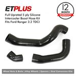 Silicone Intercooler Boost Hose Kit fits Ford Ranger 3.2 TDCI 2011+ Uprated 5Ply
