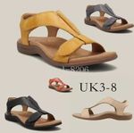 Summer Ladies Casual Orthopedic Wedge Sandals Walking Slingback Shoes UK