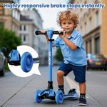 SEJOY 3-in-1 Kids Balance Scooter – Foldable, Light-Up Wheels