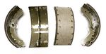 Rear Brake Shoe Set (4) For Isuzu Forward N75.190 7.5T 4HE1 4HK1 4JJ1 1998+
