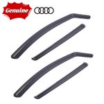 Genuine AUDI Q7 MK1 SUV 2006-2014 4-pc In-Channel Smoke Wind Deflectors Tinted