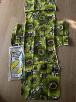 Vintage Sunbed Replacement Cover 70’s Sun Bed Lounger Chair Green Floral