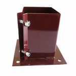 4" Bolt Down Bolt Grip Fence Supports 100MM Post Timber Holder Like Metpost NEW