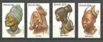 South West Africa - Women's Headdress Set MNH 1982 Mi. 528-531