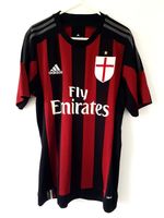 AC Milan Home Shirt 2015. Small Adults. Original Adidas. Red Football Top Only S