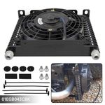 Universal AN10 32MM 15 Row Aluminum Engine 226MM Oil Cooler+7" Electric Fan Kit 