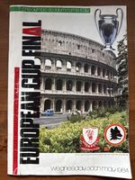 1984 European Cup Final Programme Liverpool v AS Roma At Olympic Stadium Rome