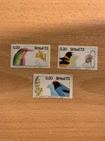 BRAZIL 1973 Tropical Birds & Flowers Complete Set Michel 1368-1370 Stamps New Mi