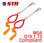 MSA Stainless Steel Wire Tow Eye Strap, MSA Compliant Q19.1.3 for Circuit Racing