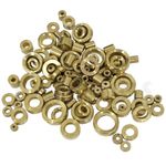 100x Clock bushes for Pivots - Brass bushing Assorted Mixed Sizes - NEW
