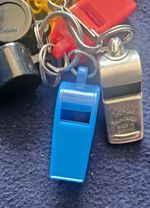 Bunch Of Whistles Mixture With Lanyard  Good Condition