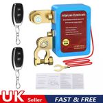 Wireless Remote Car Battery Disconnect Relay Master Kill Cut-off Switch Isolator