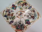 Vintage Festival Of Britain 1951 Souvenir Handkerchief