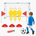 Kids Football Goal 90x60 cm Soccer Net Easy Assembly Garden Sports Activity Set