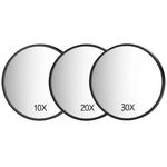 10x /20x /30X Magnifying Make Up Eyebrow Mirror Suction Cups Magnifier UK