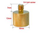 3/8" Female To 1/4" Male alloy Screw Camera Tripod Thread Adapter - UK STOCK