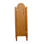 Wooden Dog Gate Freestanding Extendable 26-124cm Wide 77cm Scissor Concertina