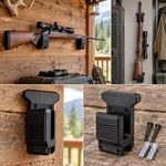 Wall Mount Gun Rack Horizontal Vertical Rifle Storage Holder Quick Defence