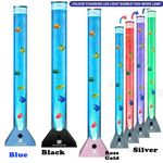 90cm Colour Change LED Bubble Fish Lamp Tube Tower Sensory Mood Light Fish Lamp