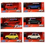 Mini Cooper 1:36 Scale Diecast Model By Welly - Pull back And Release Function
