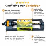 Oscillating Sprinkler Hozelock Compatible Water for Garden Lawn Grass