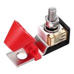 80A 58V DC Marine Rated Battery Fuse and Terminal Block, with Fuse Holder