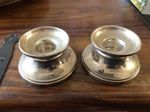 Pair Of Vintage Silver Hallmarked Candlesticks
